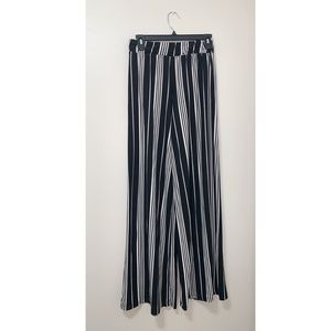 Stretchy Striped Wide Legged Pants
